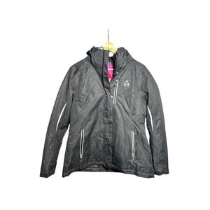 Gerry Black Hooded Waterproof Winter Ski Jacket Women's Size L